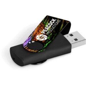Axis Gyro Black Flash Drive – 32GB