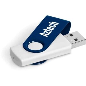 Axis Gyro White Flash Drive – 32GB