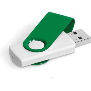 Axis Gyro White Flash Drive – 32GB