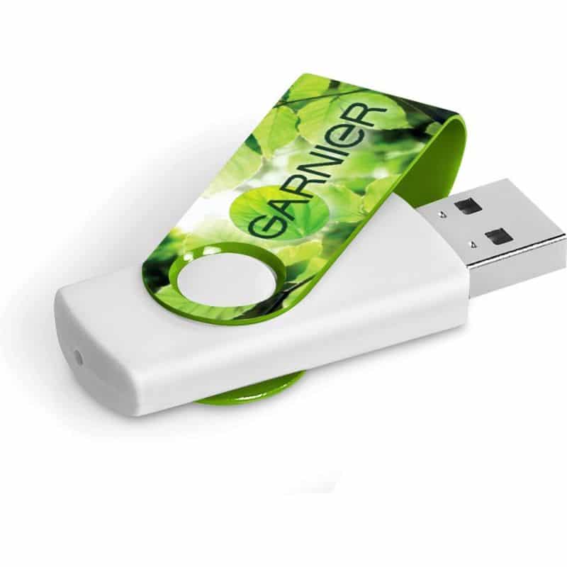 Axis Gyro White Flash Drive – 32GB