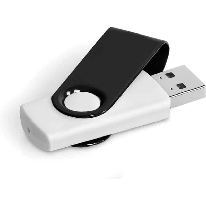 Axis Gyro White Flash Drive – 32GB