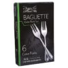 Baguette 6 Piece Cake Fork Set