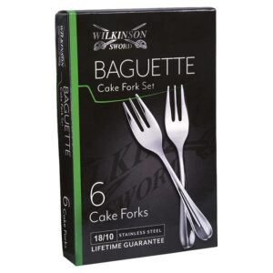 Baguette 6 Piece Cake Fork Set