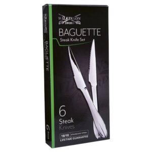 Baguette 6 Piece Steak Knife Set