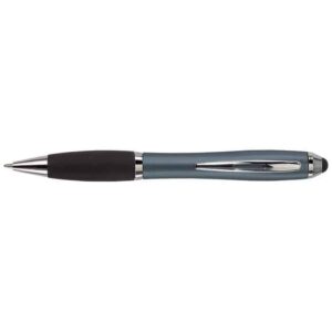 Ballpoint With Rubber Grip And Stylus