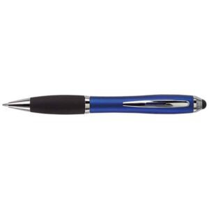 Ballpoint With Rubber Grip And Stylus