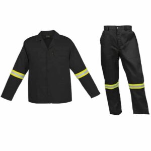 Barron Budget Poly Cotton Conti Suit with Reflective