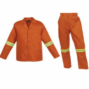 Barron Budget Poly Cotton Conti Suit with Reflective
