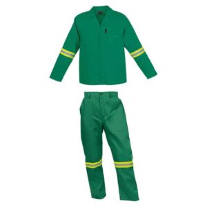 Barron Budget Poly Cotton Conti Suit with Reflective