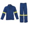 Barron Supreme Poly Cotton Conti Suit with Reflective
