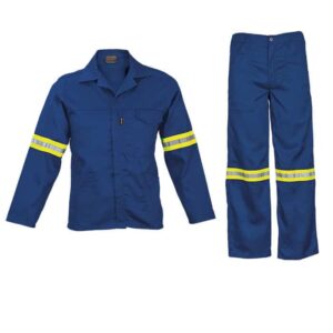 Barron Supreme Poly Cotton Conti Suit with Reflective