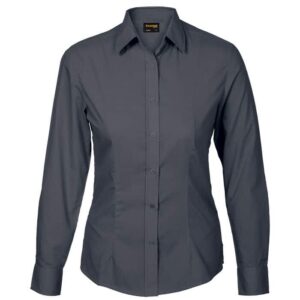 Basic Poly Cotton Blouse Long Sleeve Ladies