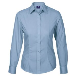 Basic Poly Cotton Blouse Long Sleeve Ladies