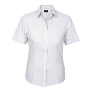 Basic Poly Cotton Blouse Short Sleeve Ladies