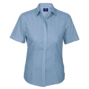 Basic Poly Cotton Blouse Short Sleeve Ladies