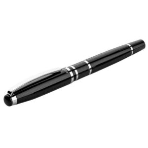 Brass Rollerball Pen with Carbon Fibre Trim