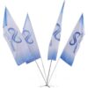 Champion – Flag Fountain 5m Medium (1m x 3m flags)