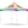 Coated Steel Sublimated Gazebo 3m x 3m