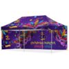 Coated Steel Sublimated Gazebo 6m x 3m – 1 Long Full- Wall Skin – 1 Short Full-Wall Skin