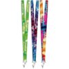 Crocodile Clip Double -Sided Sublimation Petersham Lanyard