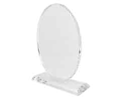 Crystal Trophy – Oval