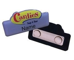 Custom Name Badge – Magnet Clip