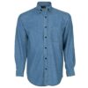 Denim Shirt Long Sleeve Mens