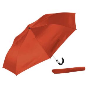 Gents Compact With Leather Handle