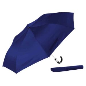 Gents Compact With Leather Handle