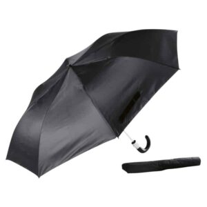 Gents Compact With Leather Handle