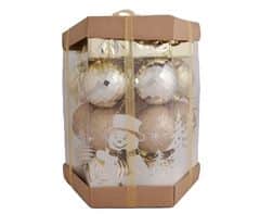 Gold Christmas Baubles – Gift Box Set
