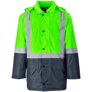 Hazard Padded Two-Tone Hi-viz Reflective Jacket