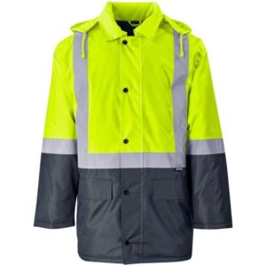 Hazard Padded Two-Tone Hi-viz Reflective Jacket