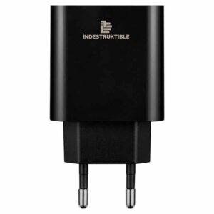 Ind 3.1Amp Dual Usb Wall Charger With Micro-Usb & Type-C Cab