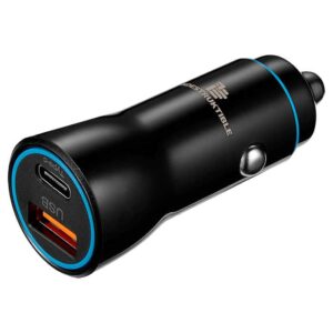 IND 38W Dual Car Charger USB & Type-C