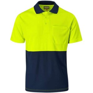 Inspector Two-Tone Hi-viz Golf Shirt