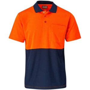 Inspector Two-Tone Hi-viz Golf Shirt
