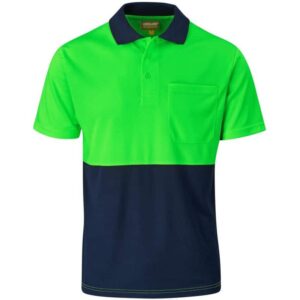Inspector Two-Tone Hi-viz Golf Shirt