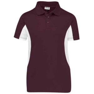 Kids Championship Golf Shirt – Maroon