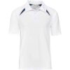 Kids Splice Golf Shirt – White