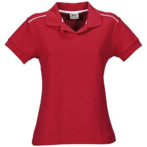 Ladies Backhand Golf Shirt – Red