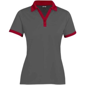 Ladies Bridgewater Golf Shirt – Red