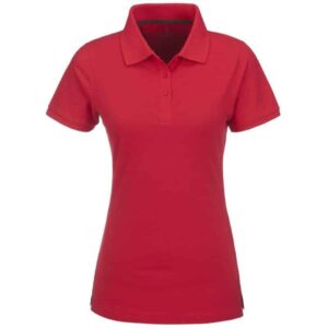 Ladies Calgary Golf Shirt – Red