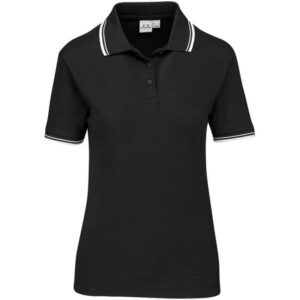 Ladies Cambridge Golf Shirt – Black