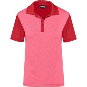 Ladies Crossfire Golf Shirt – Red