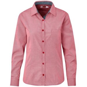 Ladies Long Sleeve Coventry Shirt – Red