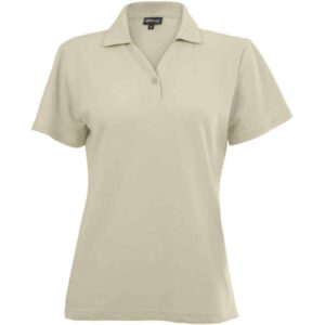 Ladies Melrose Heavyweight Golf Shirt – Stone