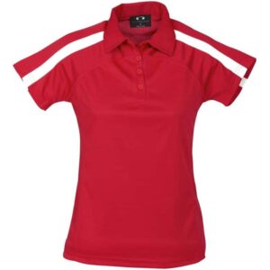 Ladies Monte Carlo Golf Shirt – Red