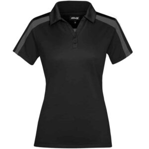 Ladies Nautilus Golf Shirt – Black
