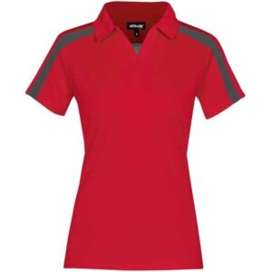 Ladies Nautilus Golf Shirt – Red